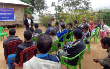 Farmers Training at Khodang village in Dec 2015