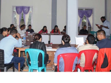 Regional Level Training For Manipur, Nagaland And Tripura For Human Rights Defenders On National/ UN Human Rights Mechanism, Legal Resources And Strategic Advocacy Actions And Remedies Held At RWUS Training Hall