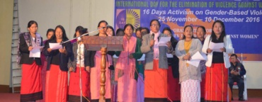 WinG Manipur- kick off Campaign on 16 days on Protesting Violence Against Women Held At Imphal