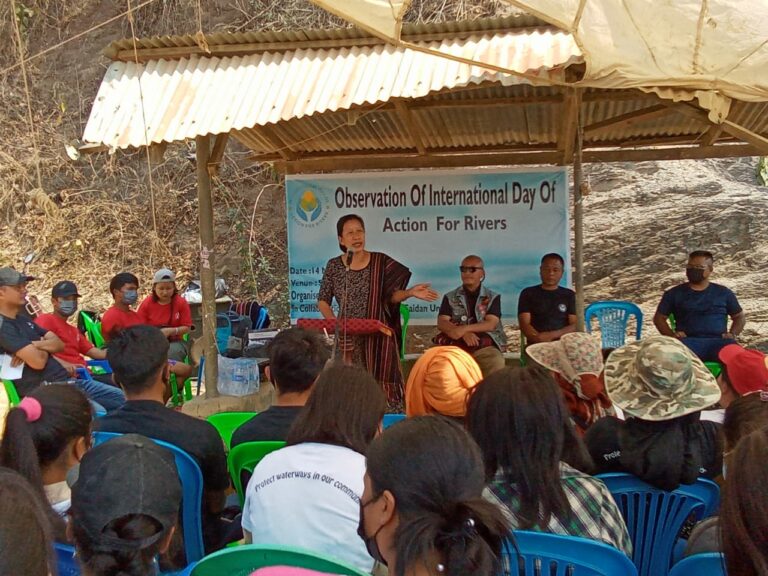 RWUS and Women’s Organizations lead Cleaning Drive and Celebrate International Day of Action for Rivers 2020 in Churachandpur