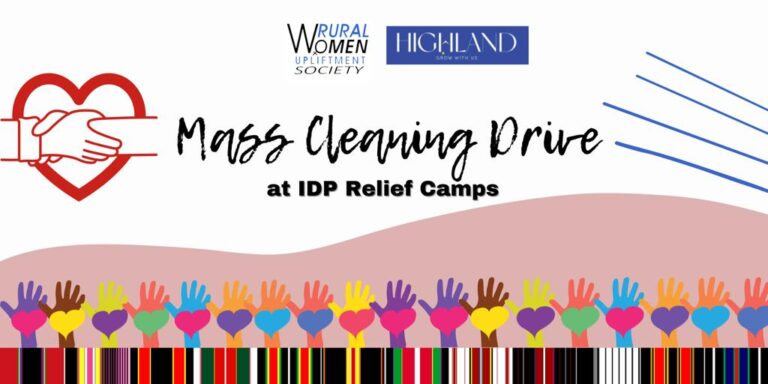 Community Effort: Clean Drive Conducted in Churachandpur, Manipur Relief Camps