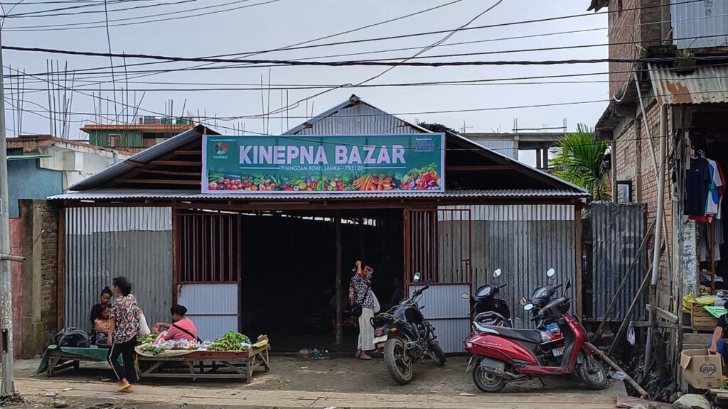 Market Shed for Women Vegetable Vendors in Lamka