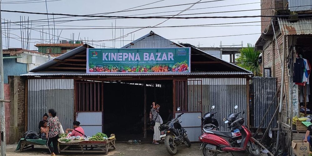 Market Shed For Women Vegetable Vendors In Lamka