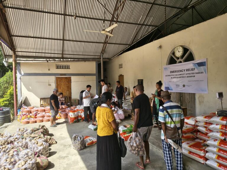 RWUS Manipur Continues Relief Efforts for Displaced Families in Churachandpur