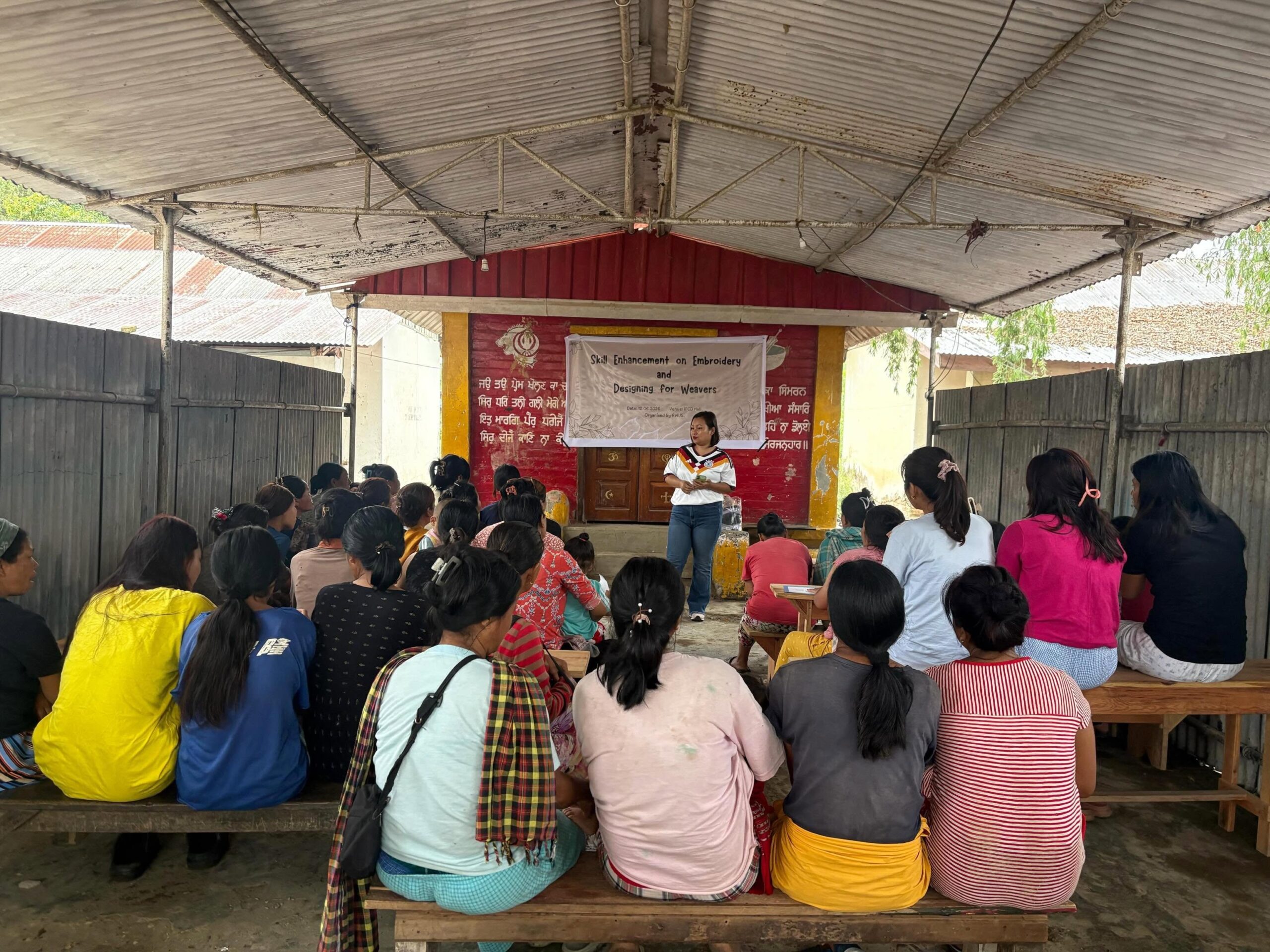 RWUS Concludes Skill Enhancement Training for 40 Displaced Women Weavers in Churachandpur